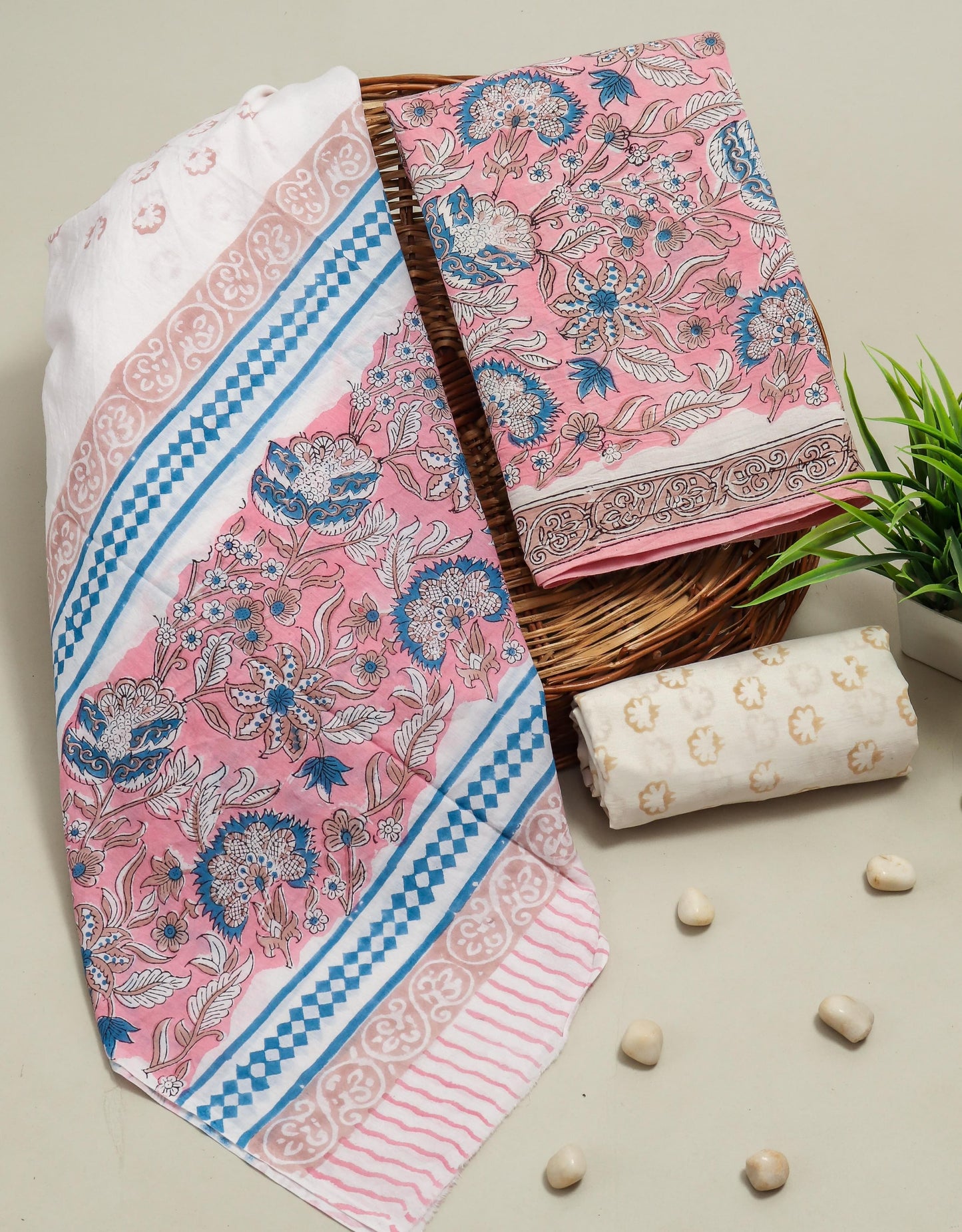 COTTTON SUIT WITH COTTON SUIT SET