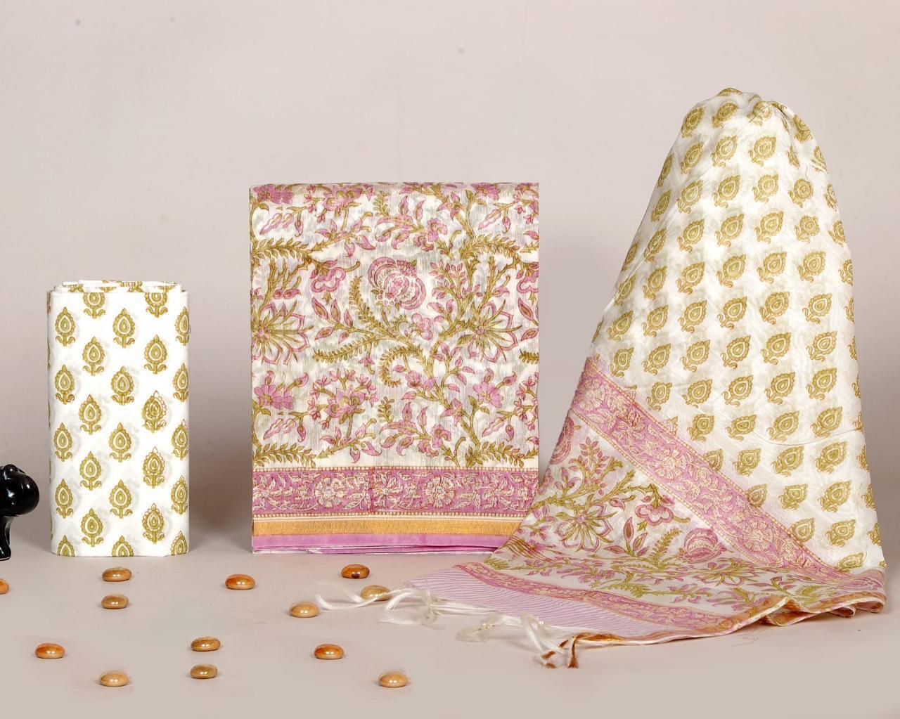 Chanderi Silk Suit