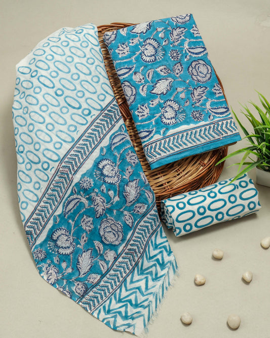 COTTON SUIT WITH COTTON SUIT SET