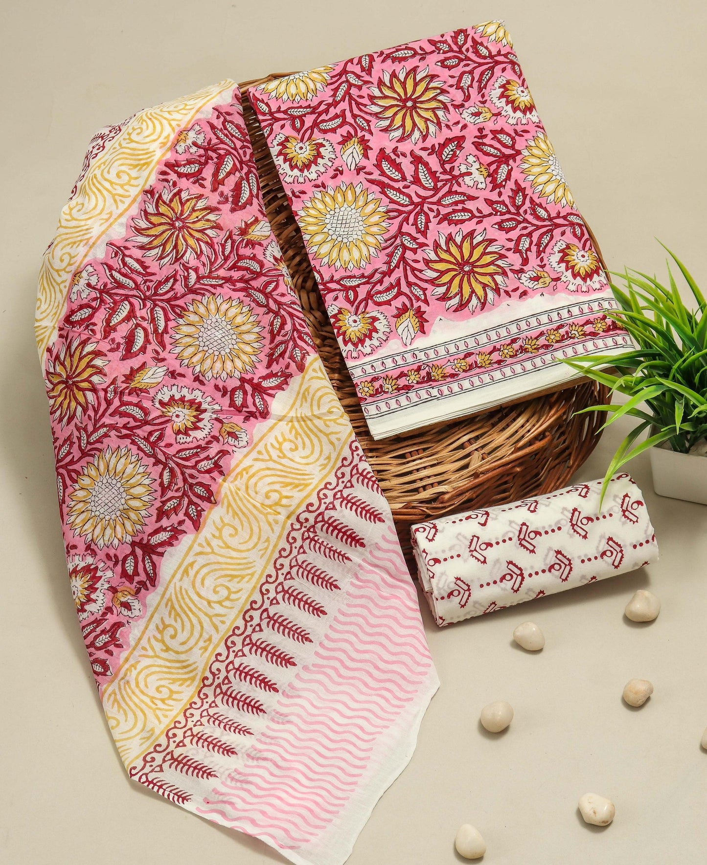 COTTON SUIT WITH COTTON SUIT SET