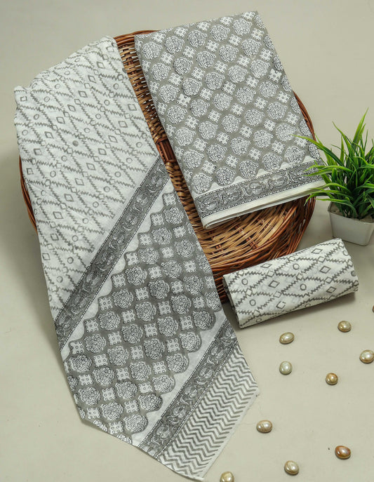 COTTON SUIT WITH COTTON SUIT SET