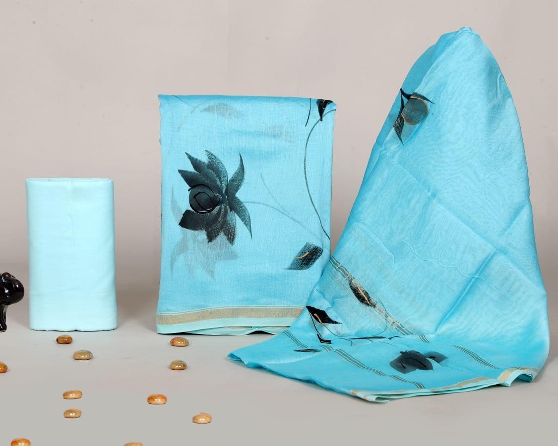 Chanderi Silk Suit
