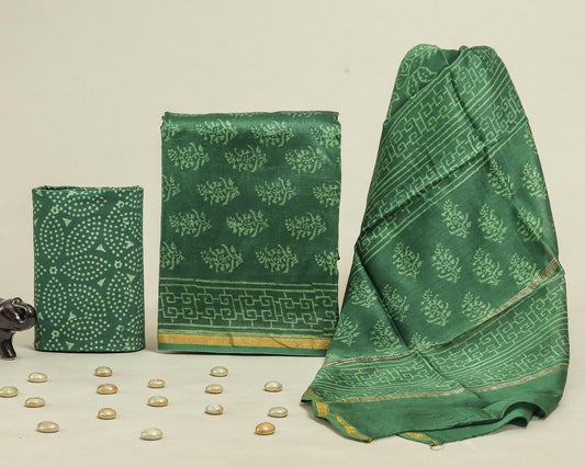 Chanderi Silk Suit