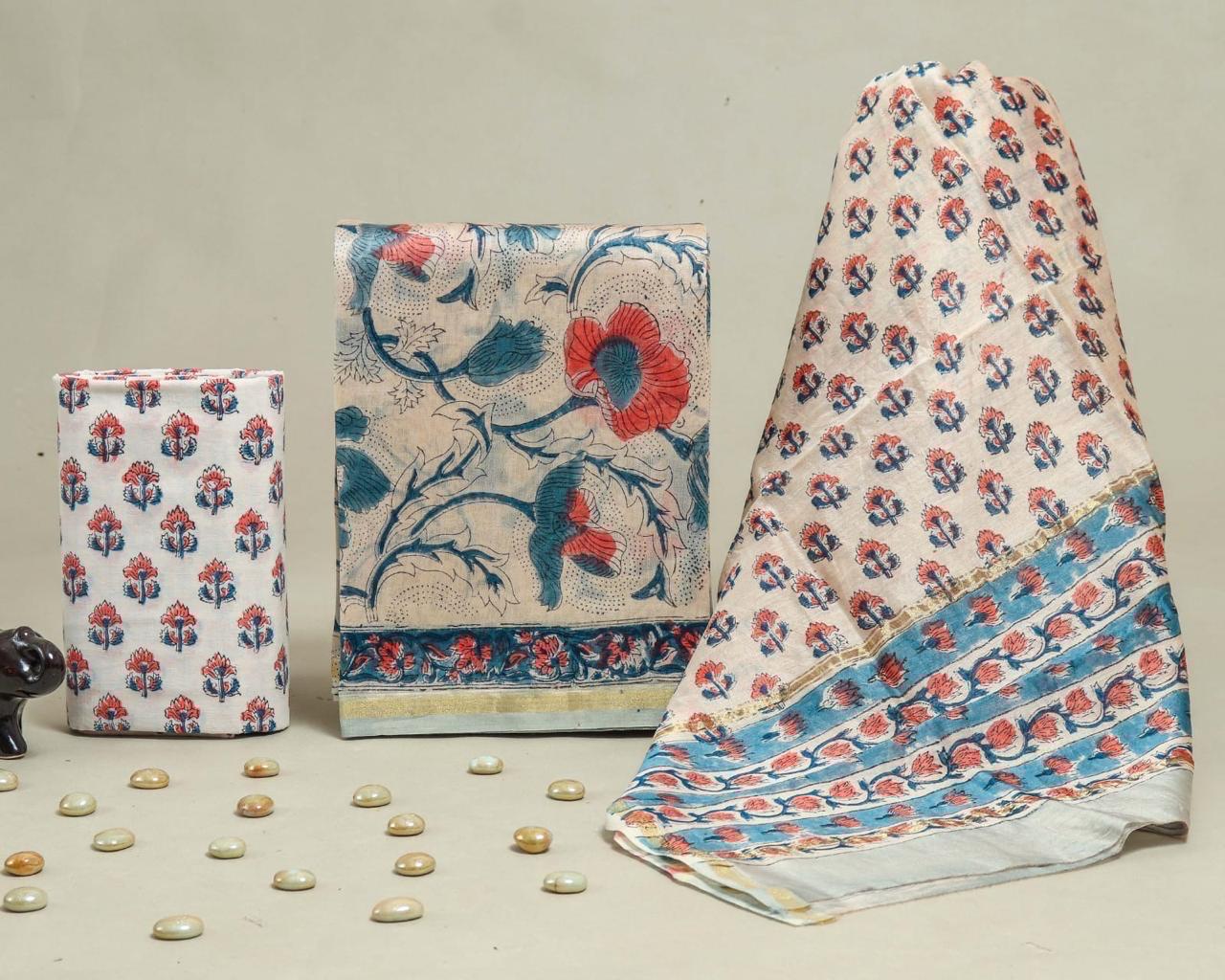 Chanderi Silk Suit