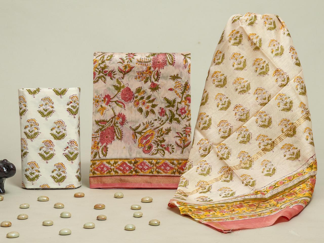 Chanderi Silk Suit